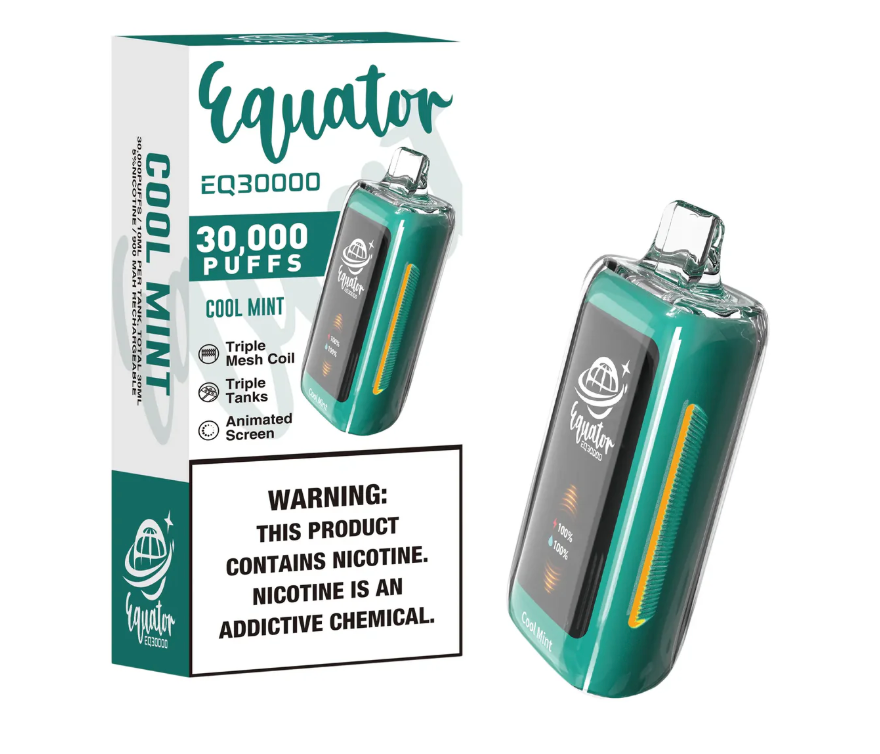 Pod descartable Equator EQ30000 puffs Cool Mint - Tienda Vapor