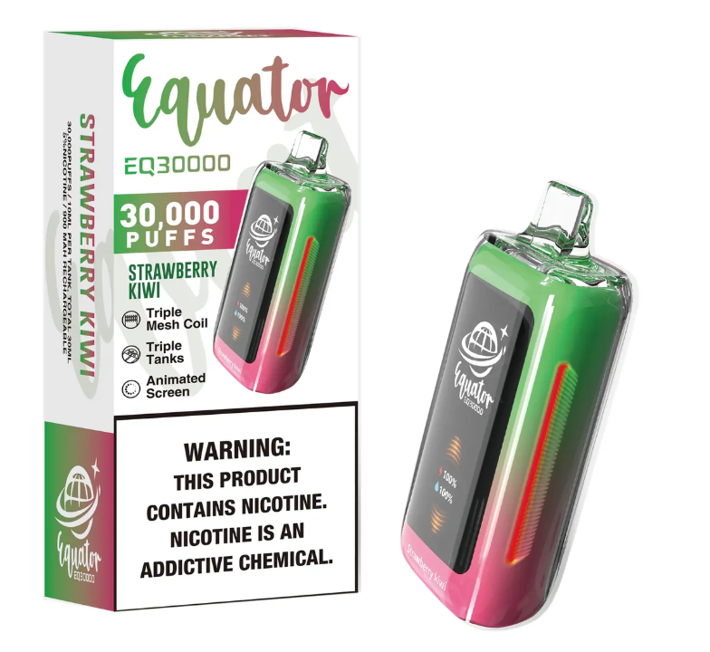 Pod descartable Equator EQ30000 puffs Strawberry Kiwi - Tienda Vapor