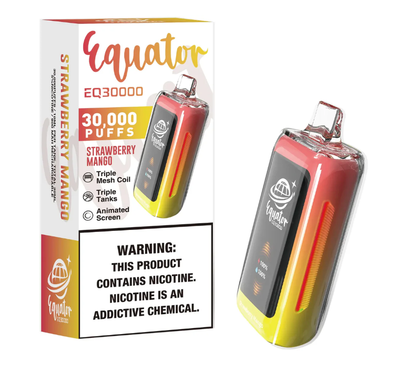 Pod descartable Equator EQ30000 puffs Strawberry Mango - Tienda Vapor