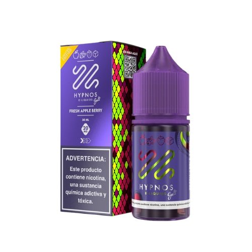 Líquido Hypnos Salt Nic Fresh Apple Berry 30ml - Tienda Vapor