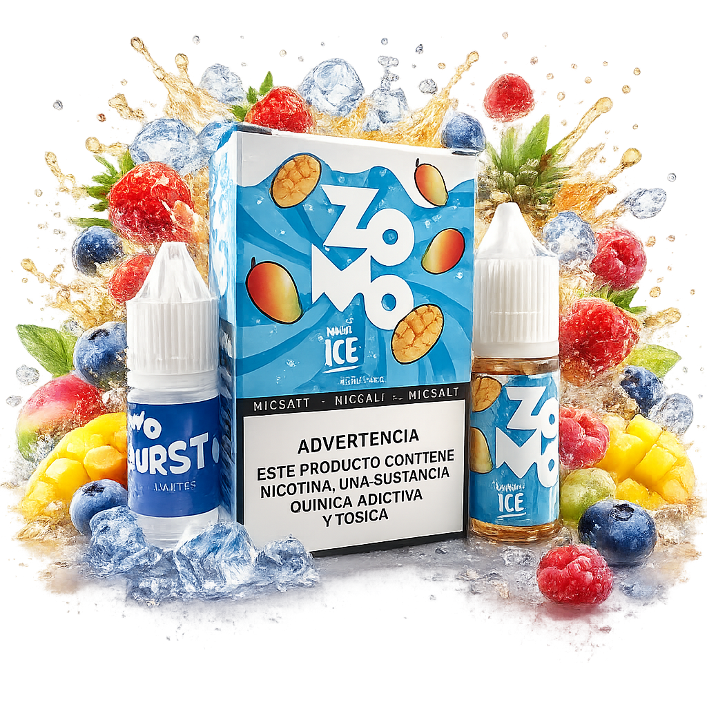 Liquido Zomo Salt IceBurst Fruit Mix 30ml - Tienda Vapor
