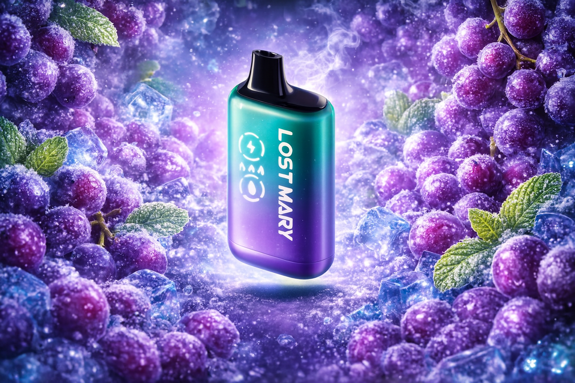 Pod descartable Lost Mary Dura 35K Grape Ice