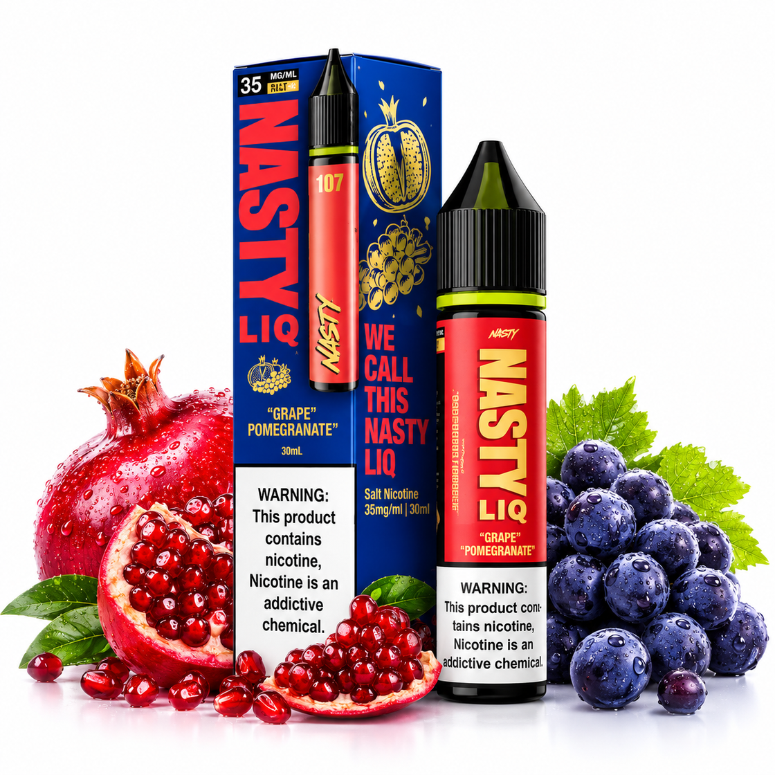 Liquido Nasty Salt Nic New Grape Pomegranate 30ml