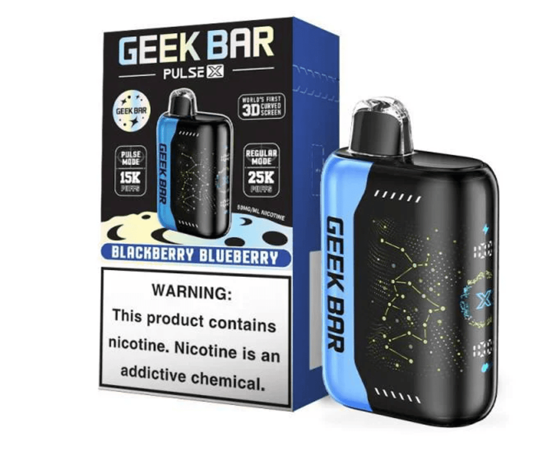 Pod descartable GeekBar 25000 Pulse X Blackberry Blueberry - Tienda Vapor