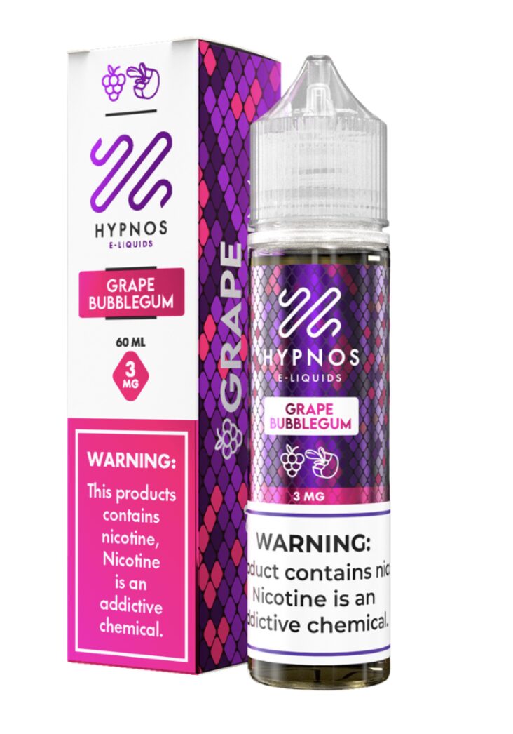 Líquido Hypnos Grape Bubblegum 60ml - Tienda Vapor