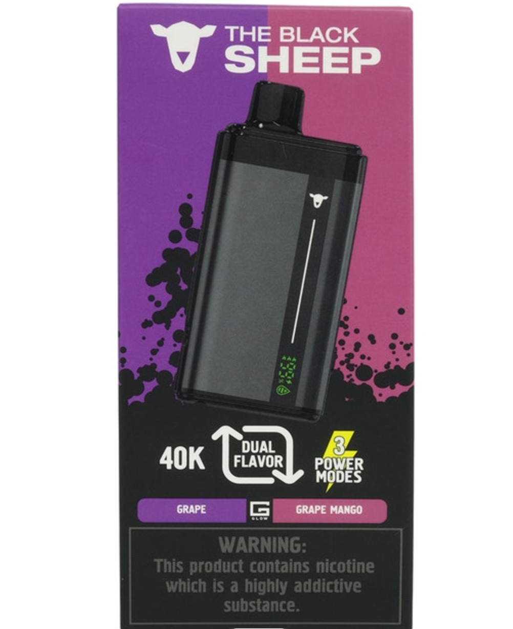 Pod descartable The Black Sheep 40K Dual Flavor Grape / Grape Mango