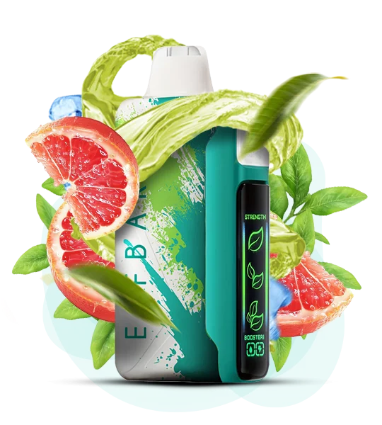 Pod descartable ElfBar Nicot King 40000 Puffs Grapefruit Green Tea - Tienda Vapor