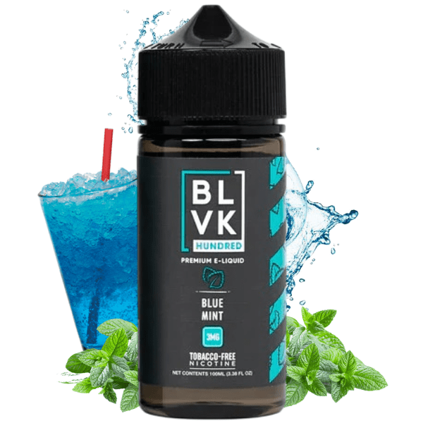 Líquido BLVK Hundreds Blue Mint 100ml - Tienda Vapor