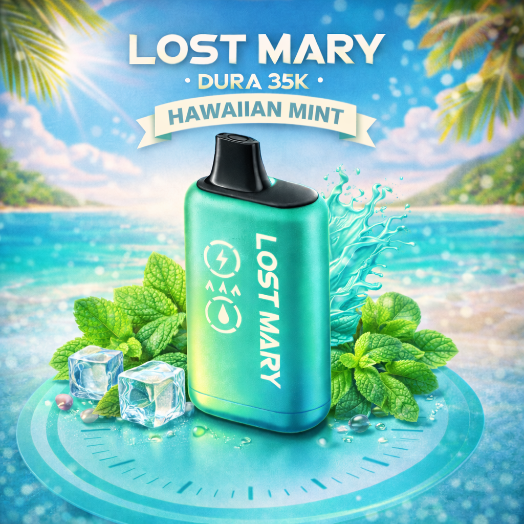 Pod descartable Lost Mary Dura 35K Hawaiian Mint - Tienda Vapor