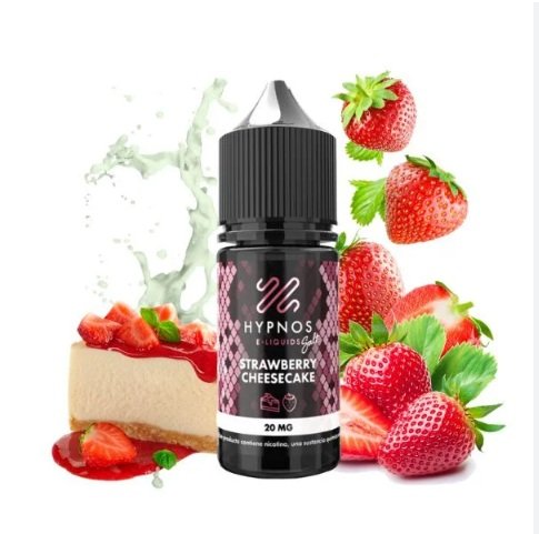 Líquido Hypnos Salt Nic Strawberry Cheesecake 30ml - Tienda Vapor