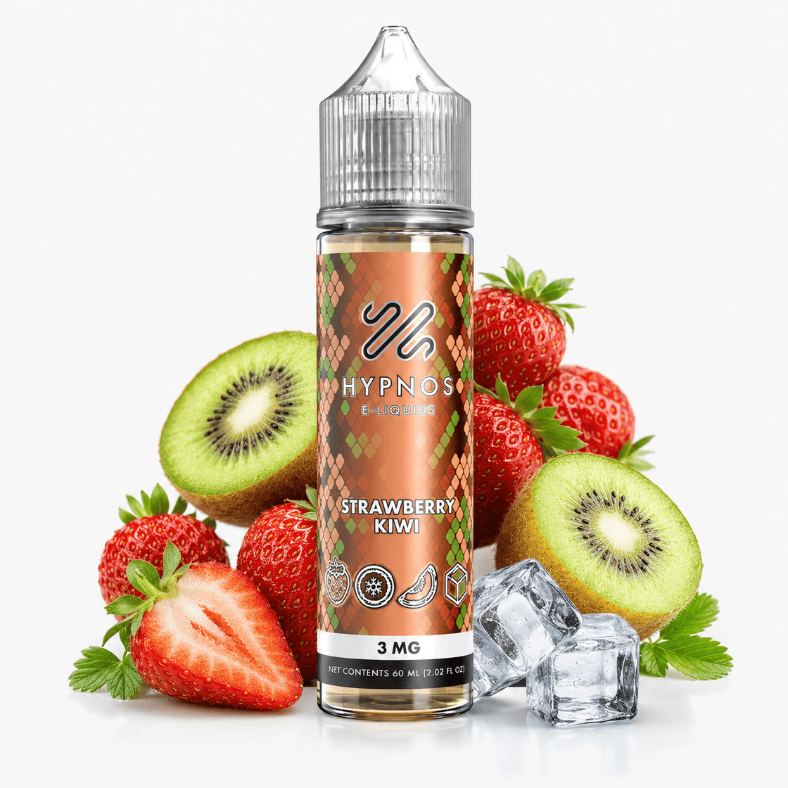 Líquido Hypnos Strawberry Kiwi Ice 60ml - Tienda Vapor
