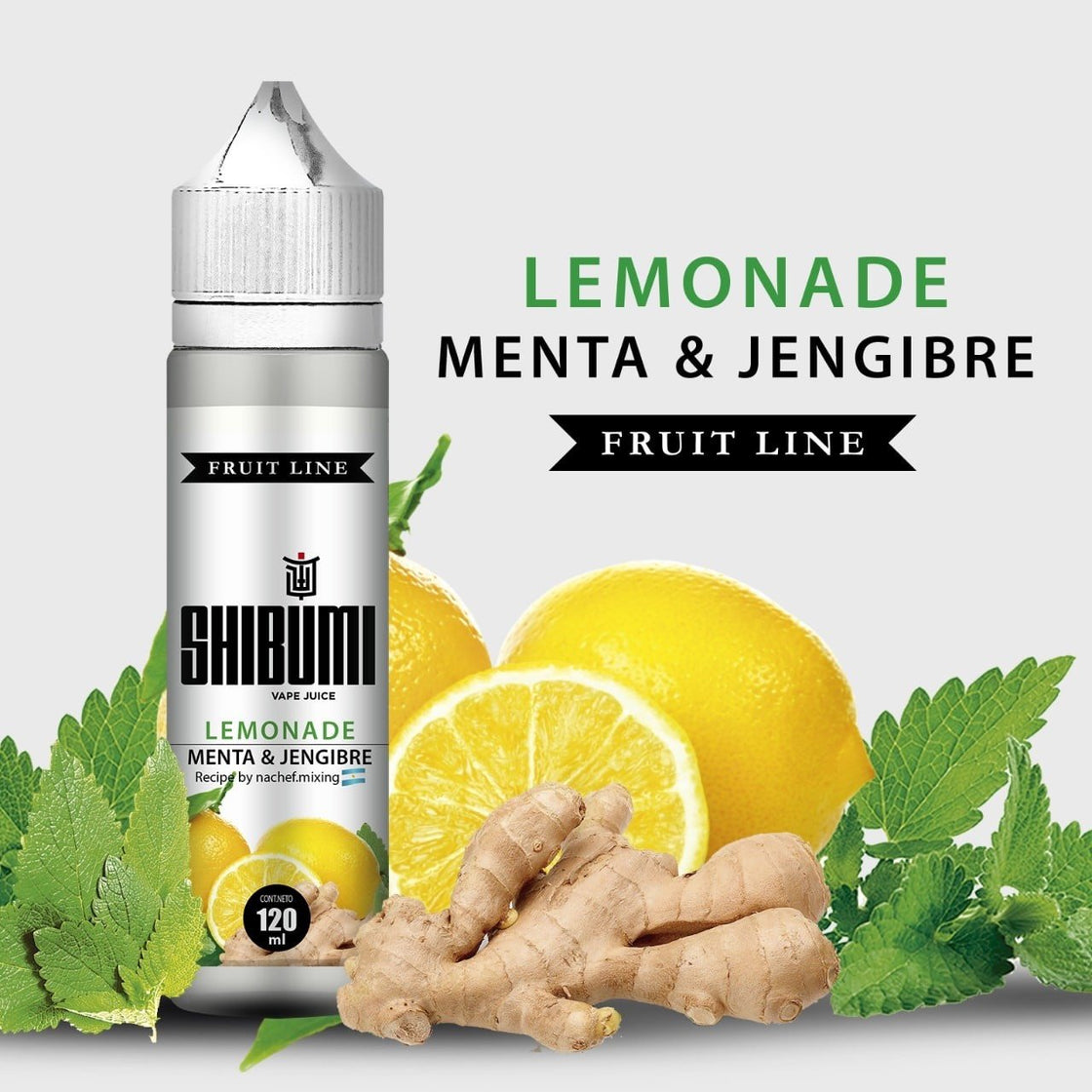 Líquido Shibumi Lemonade Menta & Jengibre - Tienda Vapor