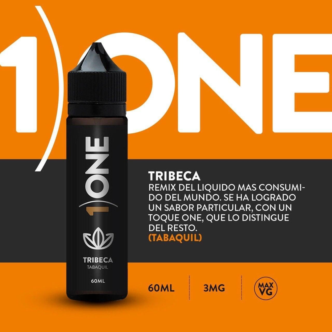 Líquido One Tribeca 60ml - Tienda Vapor