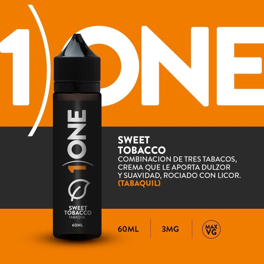 Líquido One Sweet Tobacco 60ml - Tienda Vapor