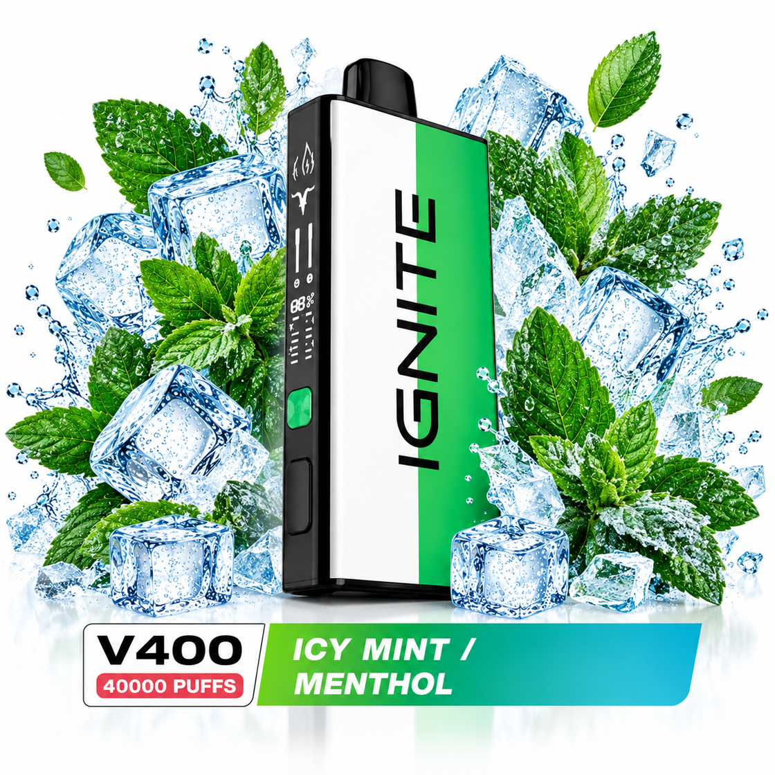 Pod descartable Ignite V400 40000 puffs Mix Icy Mint / Menthol