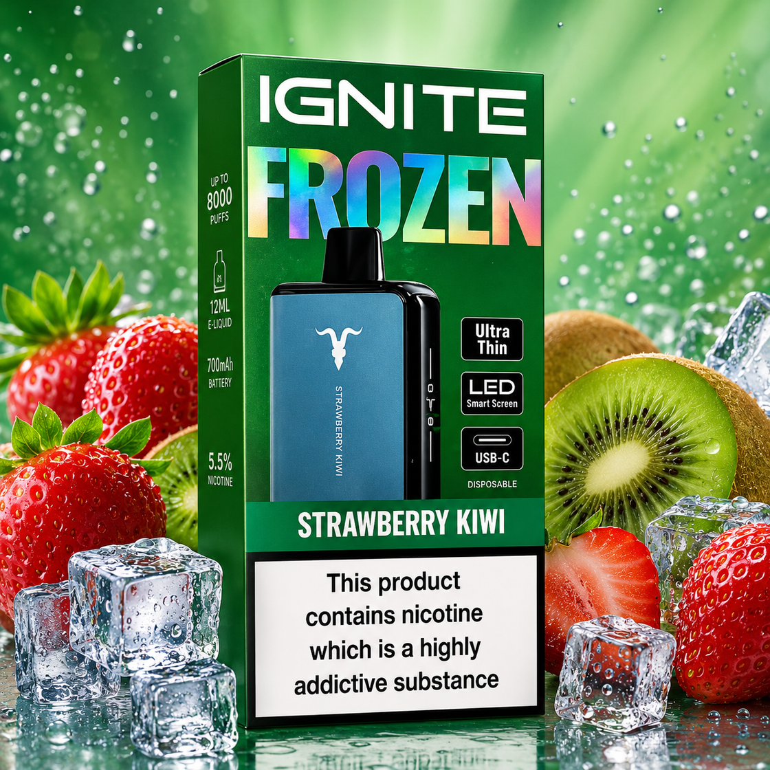 Pod Descartable Ignite Frozen Ultra Thin Strawberry Kiwi 20K