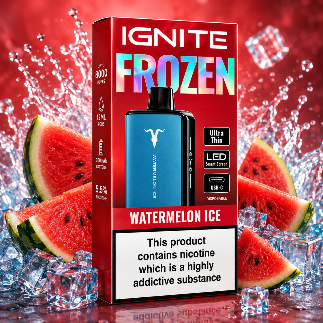 Pod Descartable Ignite Frozen Ultra Thin Watermelon Ice 20K