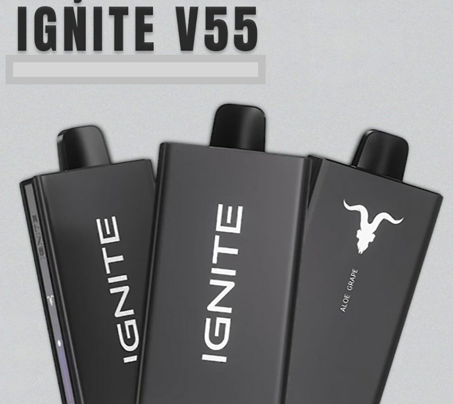 Pod descartable Ignite V55 Ultra Thin 5500 Puffs Blueberry Ice