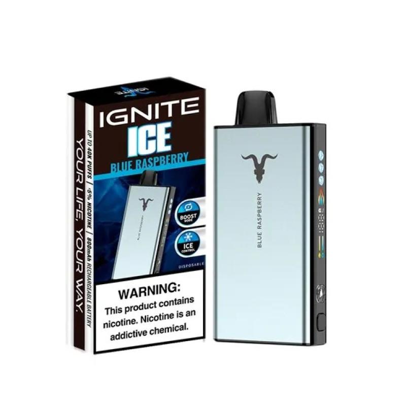 Pod descartable Ignite V400 40000 puffs Ice Blue Raspberry - Tienda Vapor