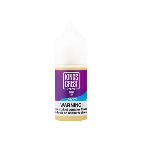 Líquido King's Crest Fruits Grape Ice Salt Nic 30 ml - Tienda Vapor