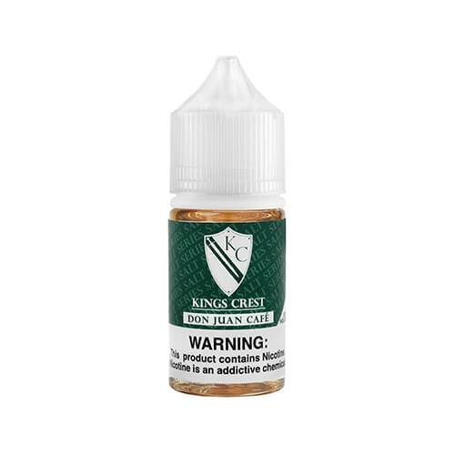 Líquido King's Crest Don Juan Cafe Salt Nic 30ml - Tienda Vapor