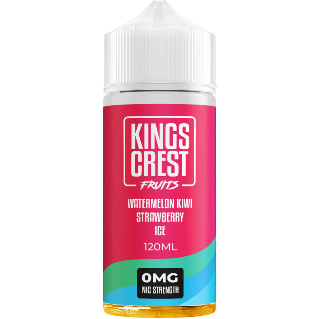 Líquido King's Crest Fruits Watermelon Kiwi Strawberry Ice 120ml