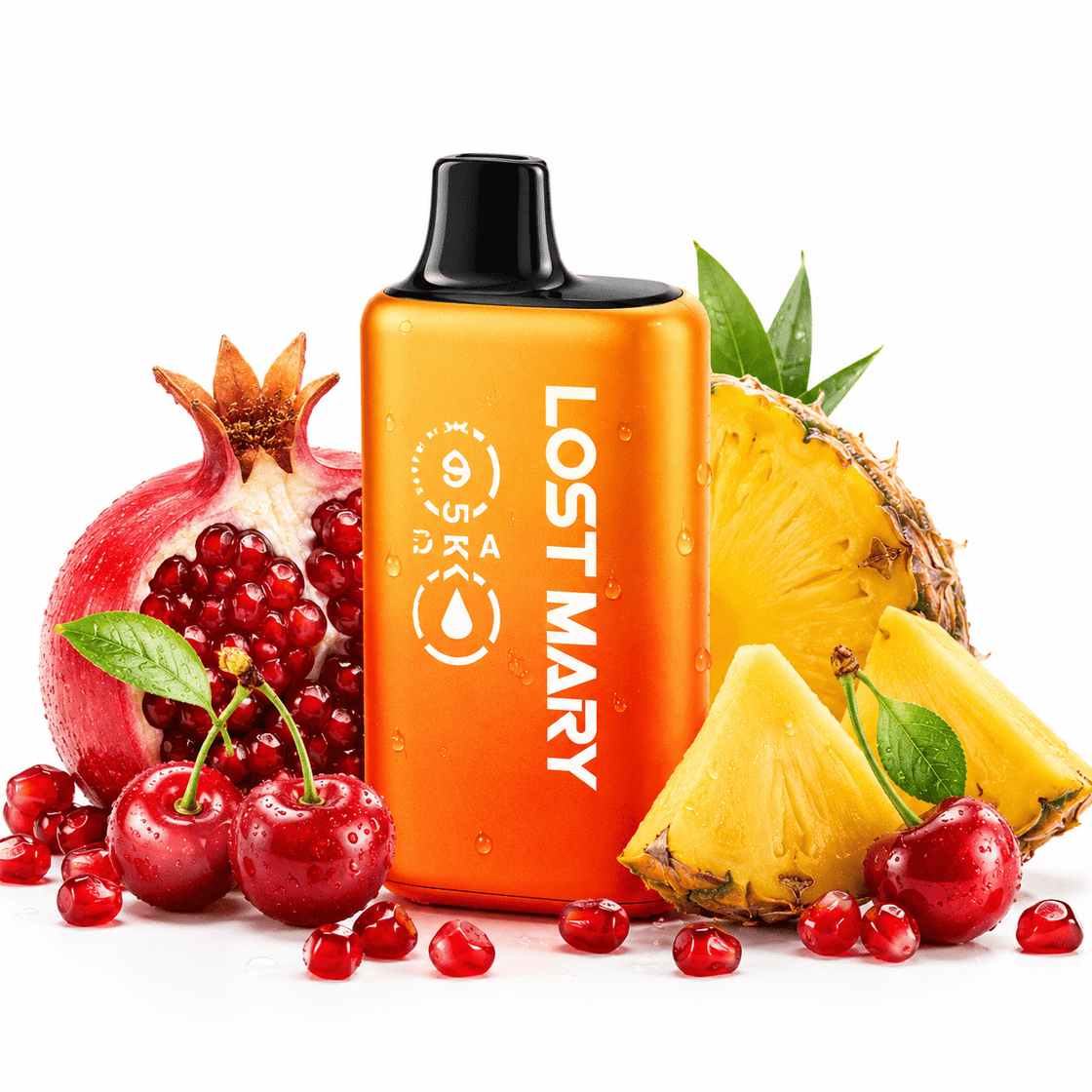 Pod descartable Lost Mary Dura 35K Pomegranate Cherry Pineapple - Tienda Vapor