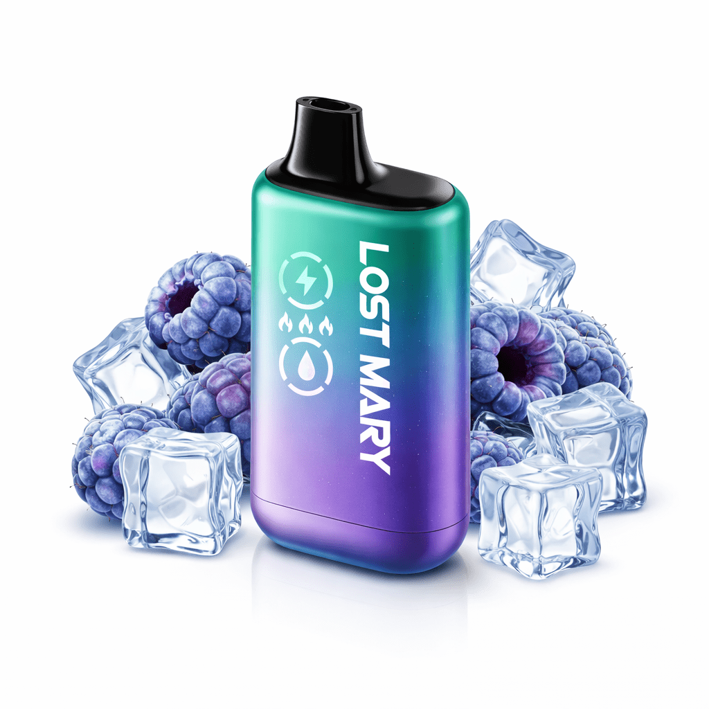 Pod descartable Lost Mary Dura 35K Blue Razz Ice - Tienda Vapor