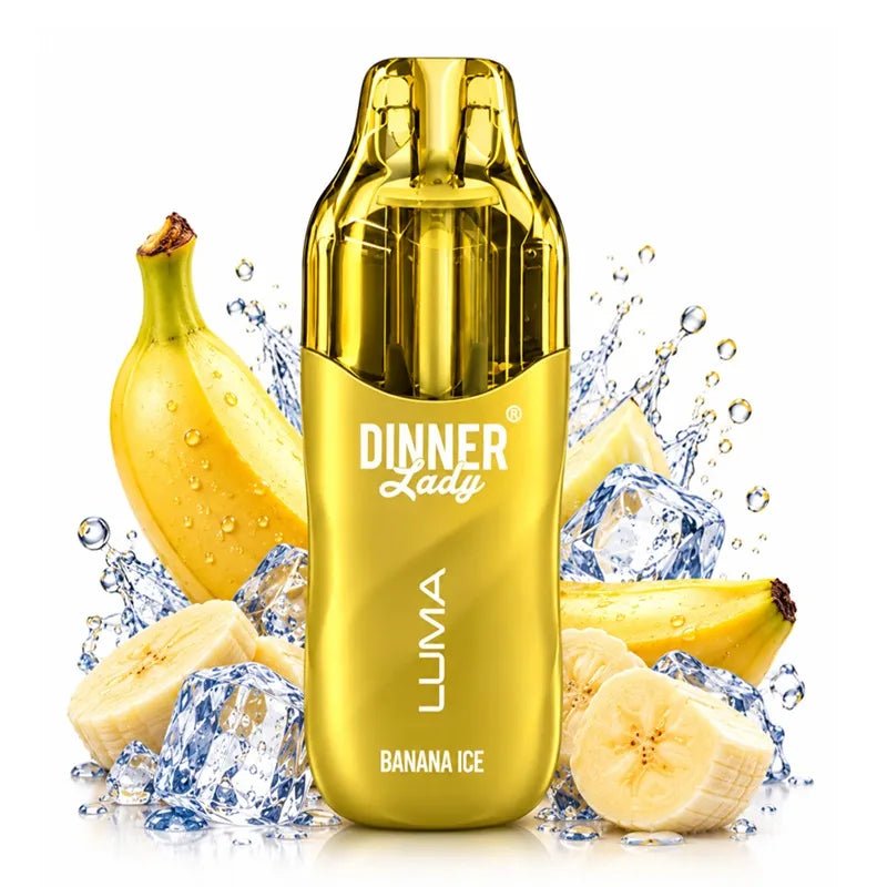 Pod descartable Dinner Lady Luma Banana Ice 40K - Tienda Vapor