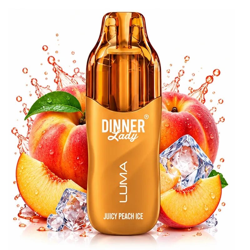 Pod descartable Dinner Lady Luma Juicy Peach Ice 40K - Tienda Vapor