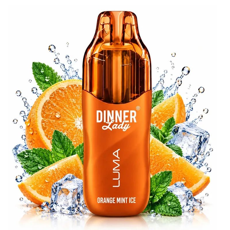 Pod descartable Dinner Lady Luma Orange Mint Ice 40K - Tienda Vapor
