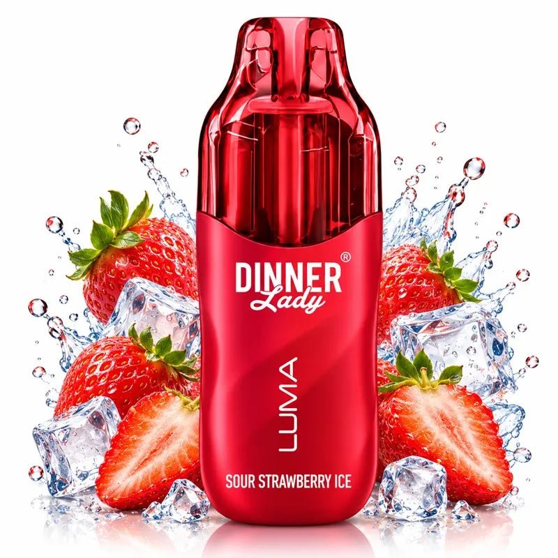 Pod descartable Dinner Lady Luma Sour Strawberry Ice 40K - Tienda Vapor