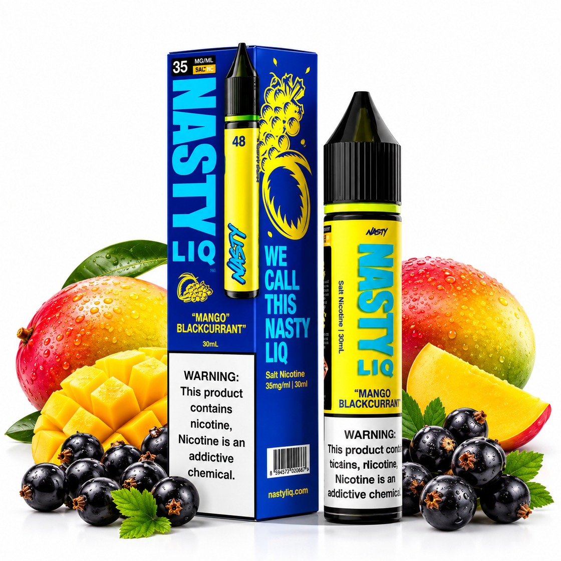 Liquido Nasty Salt Nic New Mango Blackcurrant 30ml