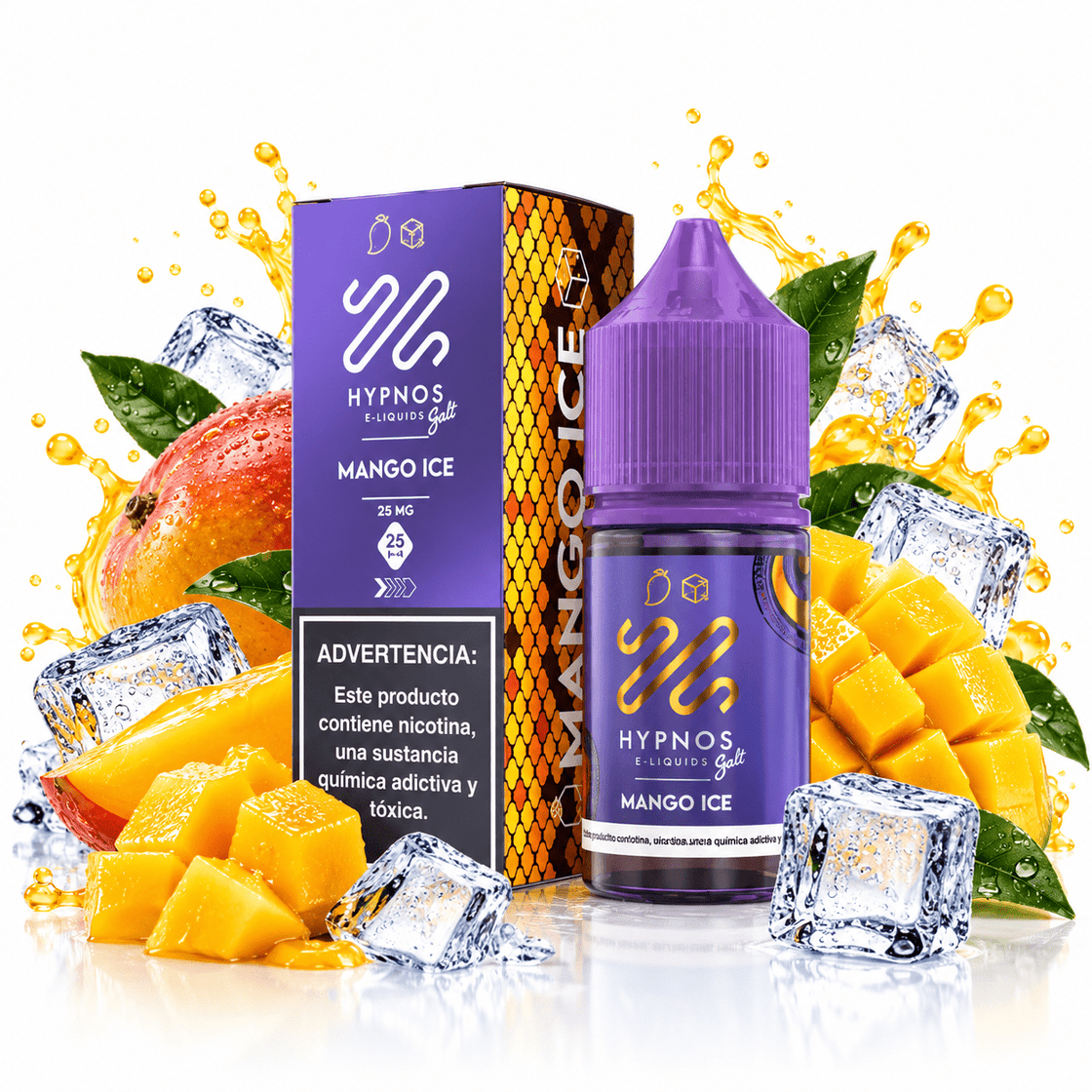 Líquido Hypnos Salt Nic Mango Ice 30ml - Tienda Vapor