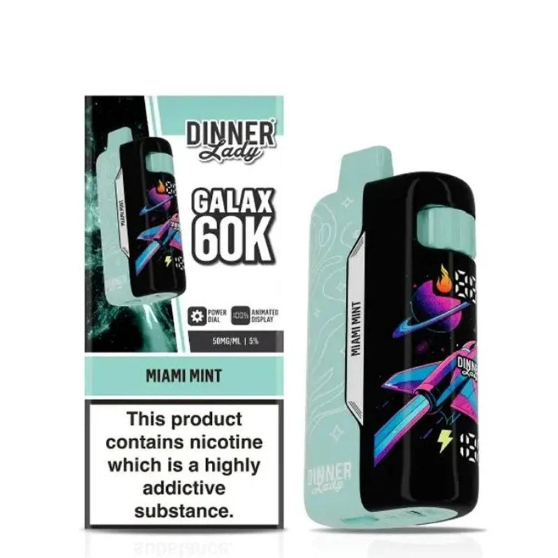 Pod descartable Dinner Lady Galax 60K Miami Mint - Tienda Vapor