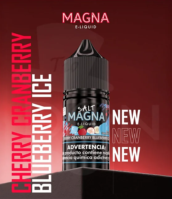 Líquido Magna Salt Nic Cherry Cranberry Blueberry Ice 30ml - Tienda Vapor