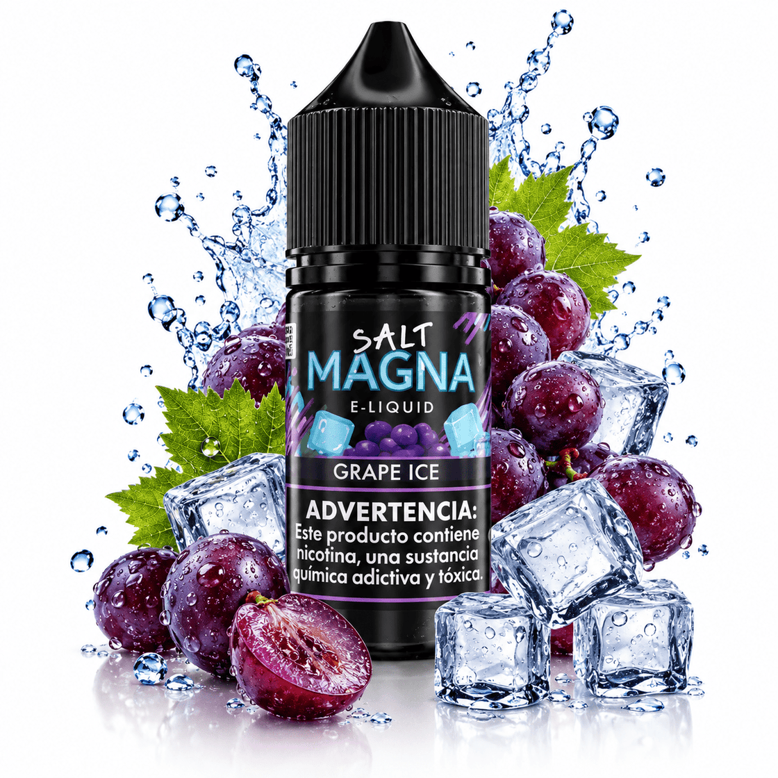 Líquido Magna Salt Nic Grape Ice 30ml - Tienda Vapor