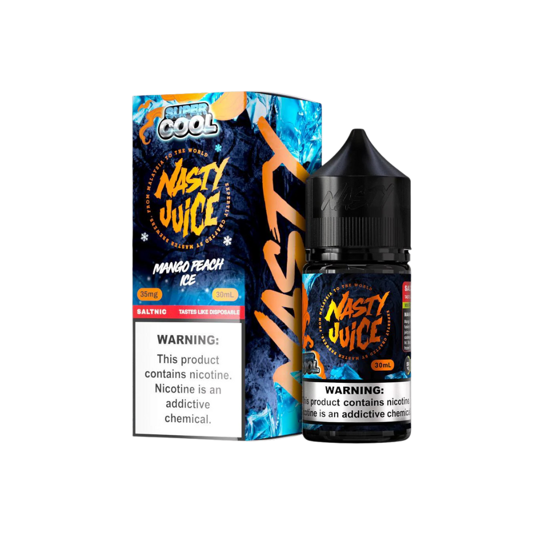 Líquido Nasty Super Cool Salt Nic Mango Peach Ice 30ml