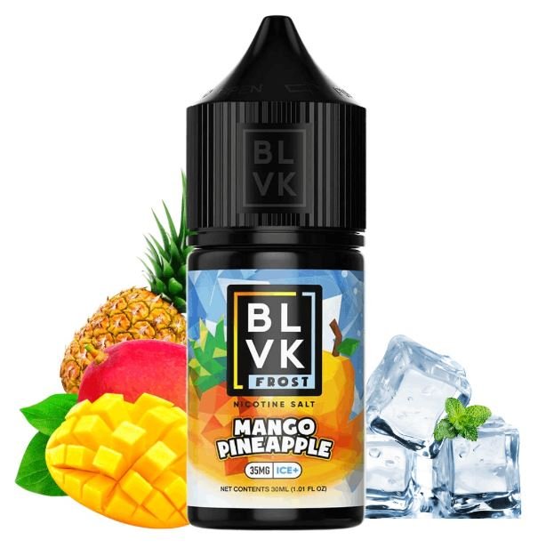 Líquido BLVK Salt Nic Frost Mango Pineapple Ice 30ml - Tienda Vapor