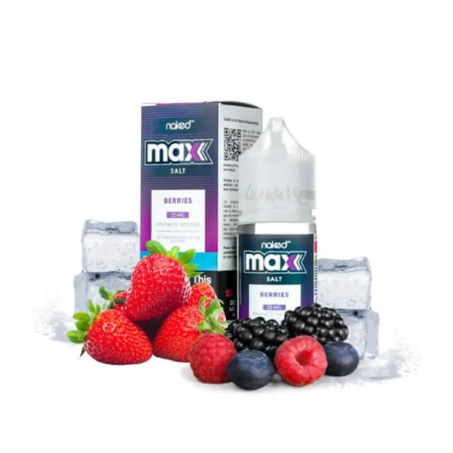 Liquido Naked Max Salt Nic Berries Ice 30ml - Tienda Vapor
