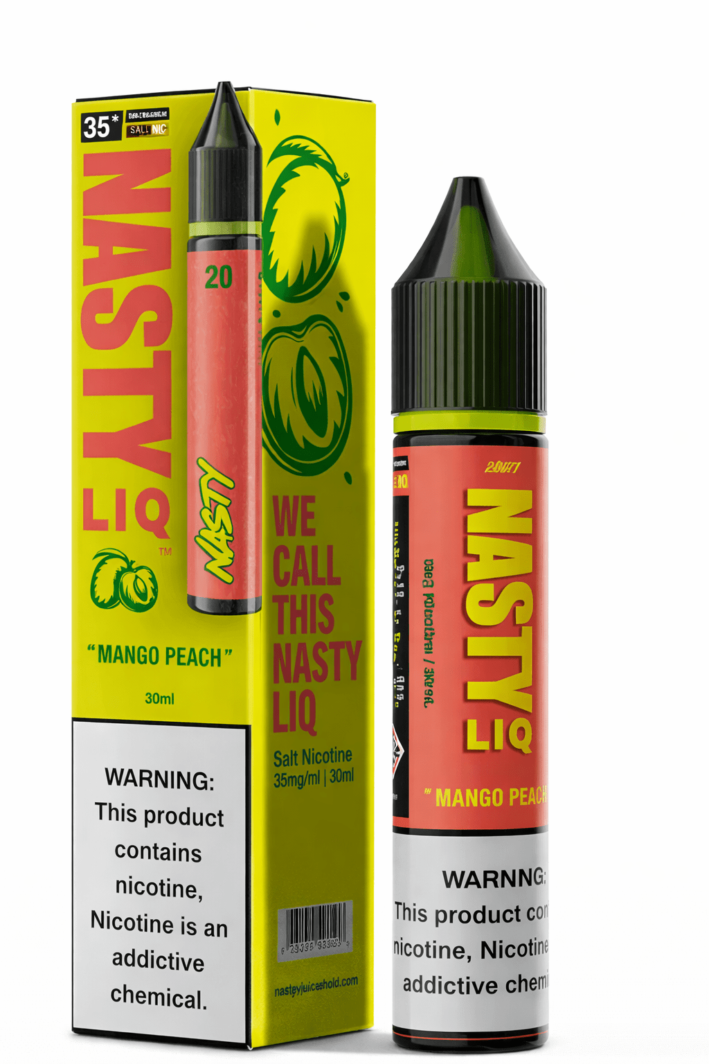 Liquido Nasty Salt Nic New Mango Peach 30ml - Tienda Vapor