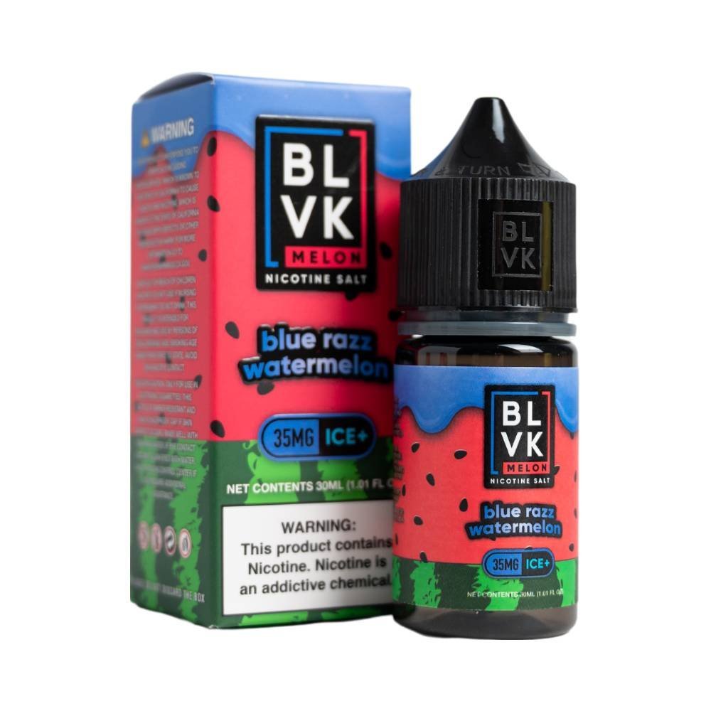 Líquido BLVK Salt Nic Melon Blue Razz Watermelon 30ml - Tienda Vapor