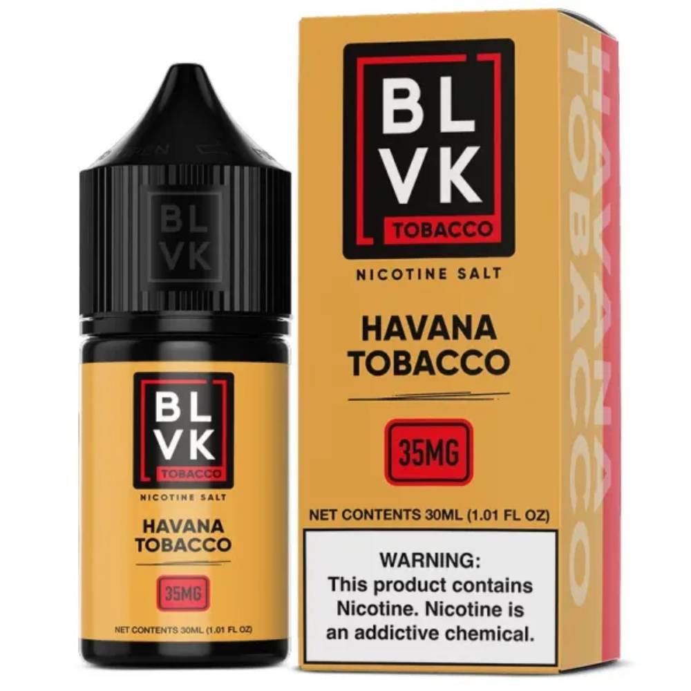 Líquido BLVK Salt Nic Remix Havana Tabaco 30ml - Tienda Vapor