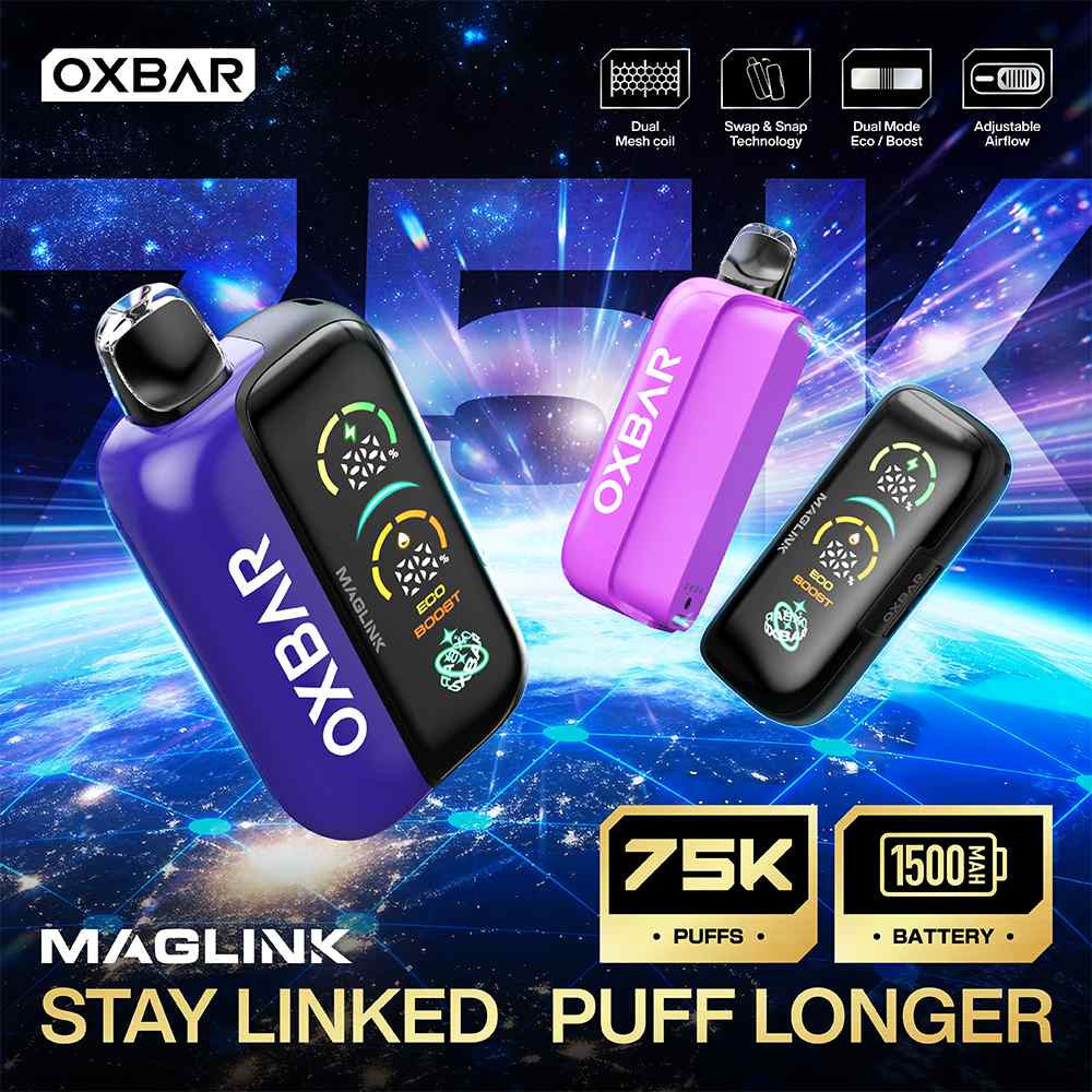 Pod descartable OXBAR Maglink Nixodine 75K Puffs Clear