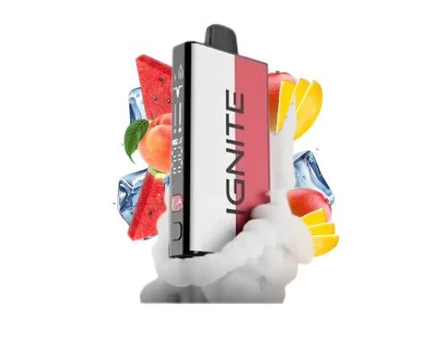 Pod descartable Ignite V400 40000 puffs Mix Peach Watermelon / Mango Ice