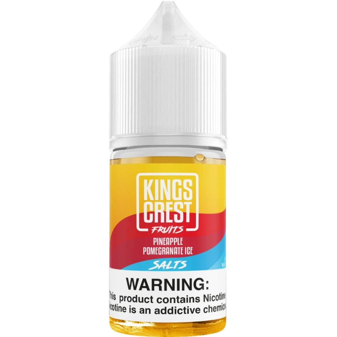 Líquido King's Crest Fruits Pineapple Pomegranate Ice Salt Nic 30 ml - Tienda Vapor