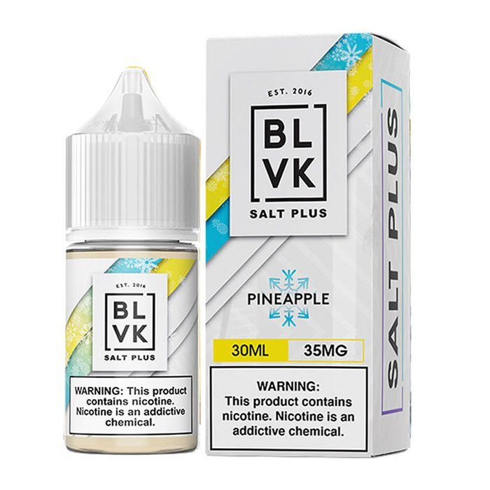 Líquido BLVK Salt Nic Plus Pineapple Ice 30ml - Tienda Vapor