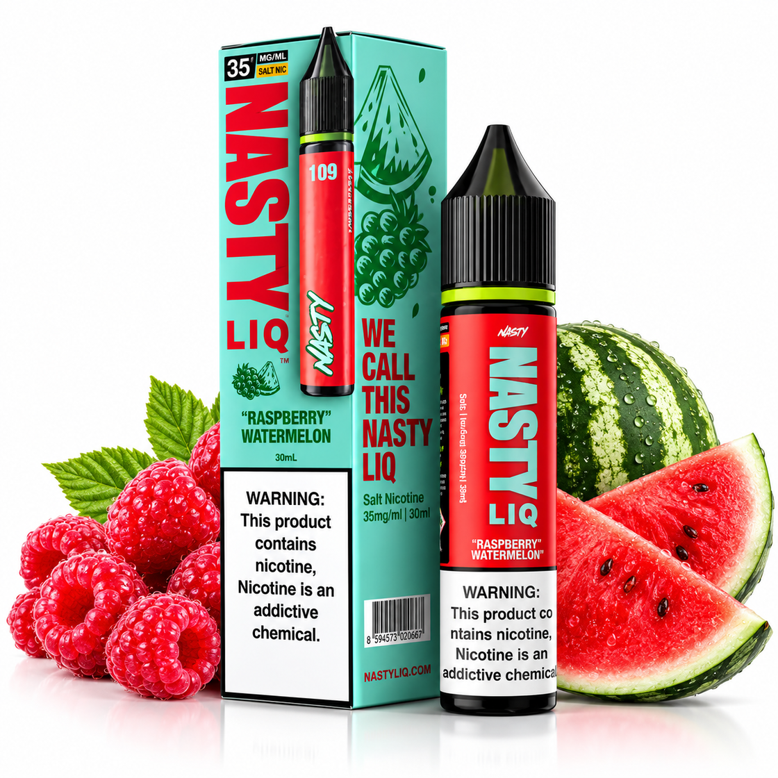 Liquido Nasty Salt Nic New Raspberry Watermelon 30ml