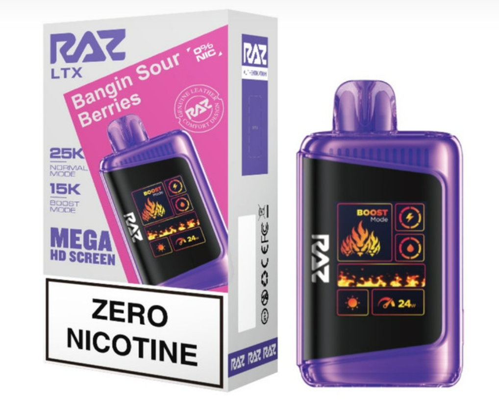 Pod descartable GeekVape Raz LTX 25K Puffs Cero Nicotina - Tienda Vapor