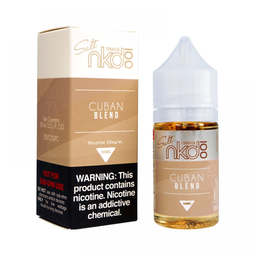 Liquido Naked 100 Salt Cuban Blend 30ml - Tienda Vapor